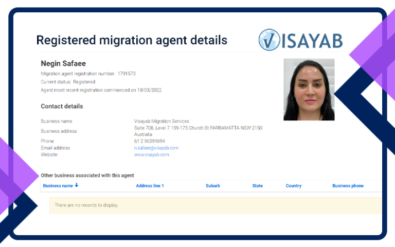 نگین صفایی وکیل رسمی دفتر مهاجرتی ویزایاب Visayab