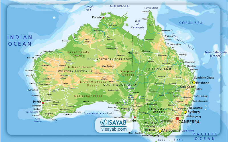 مناطق رجینال استرالیا