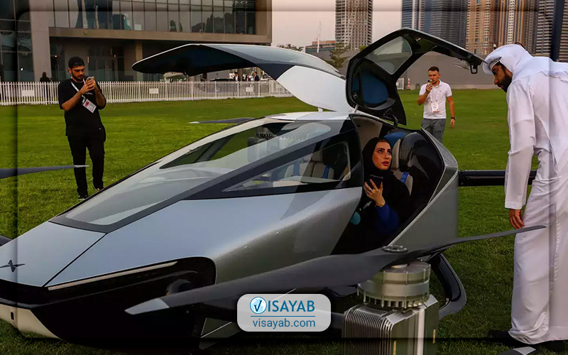 اولین ماشین های پرنده در امارات
