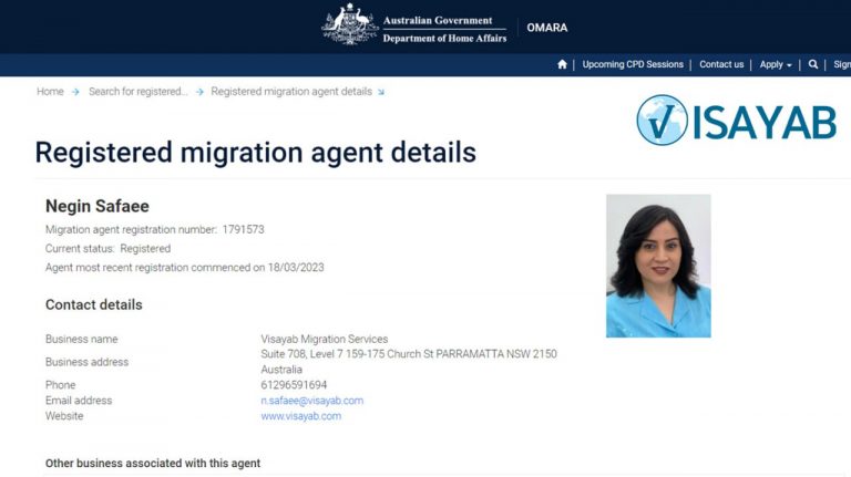خانم نگین صفایی وکیل رسمی مهاجرت استرالیا